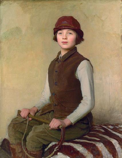 George Spencer Watson The saddlers daughter France oil painting art